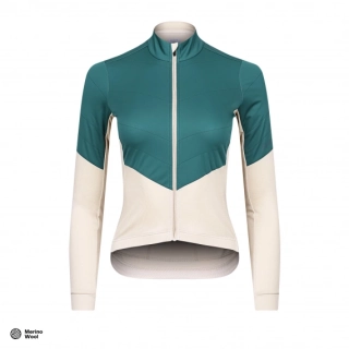 W Cyklodres ISADORE Signature Wind Block Long Sleeve Jersey Pelican