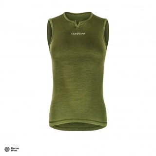 W Triko ISADORE Merino Sleeveless Baselayer Avocado
