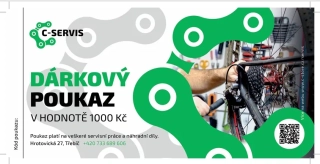 Dárkový poukaz servis