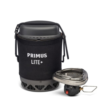 Vařič set PRIMUS Lite Plus Stove System II 0.8 L Black