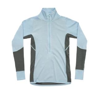 W Triko DEVOLD Wool Mesh 190 Zip Neck